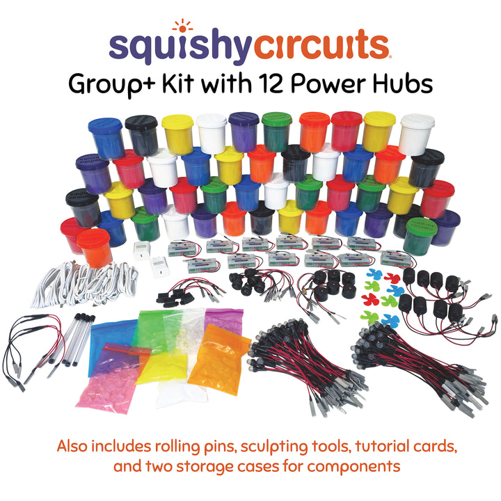 Group+ Kit with 12 Power Hubs