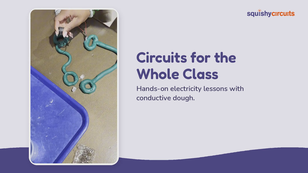 Group+ Kit with 6 Power Hubs video: kit contents, USB Power Hubs and students building dough circuits